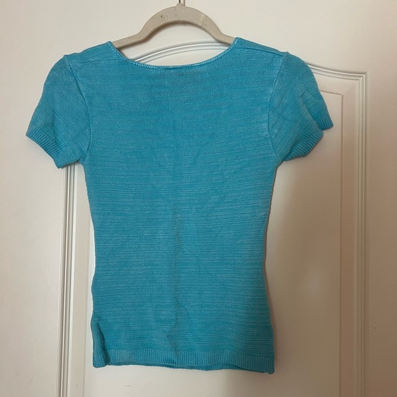 Light blue short sleeve shirt - Picture 2 of 3